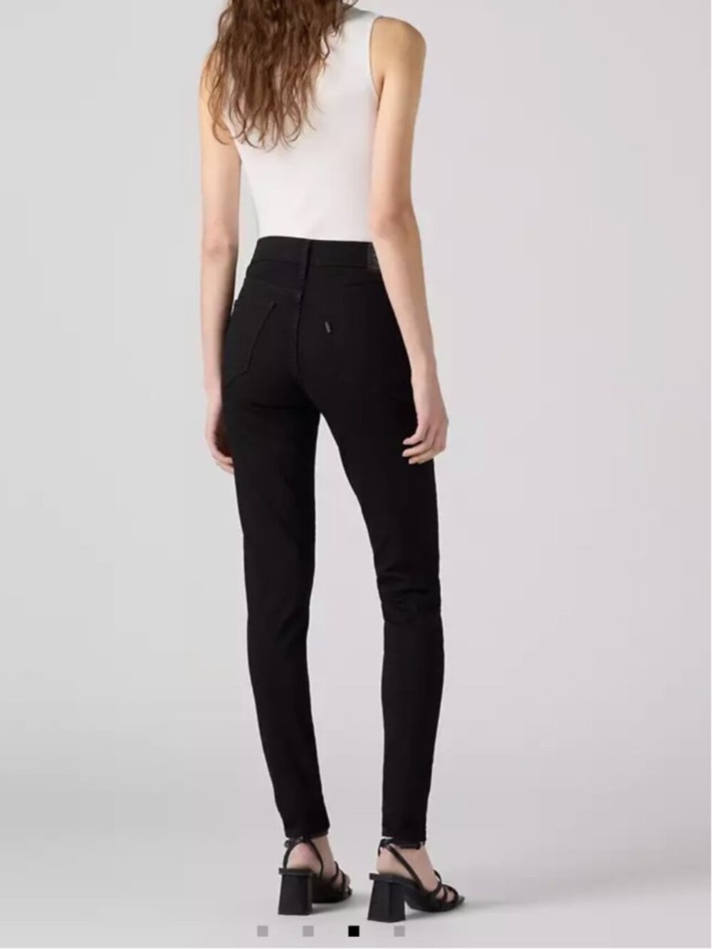 Levi’s 310 Shaping Super Skinny Jeans Denim Stretchy Mid Rise Casual Black sz 31